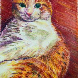 THE RED COUCH by A.S. Venetsianova-Rubenstein