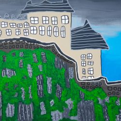 Mixed media on canvas, 90cm x 60cm