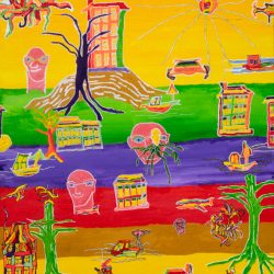 Mixed media on canvas, 50cm x 60cm