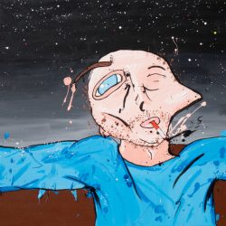 Mixed media on canvas, 61cm x 51cm