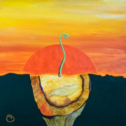 SEEDLING AT SUNRISE by Tanya Darl